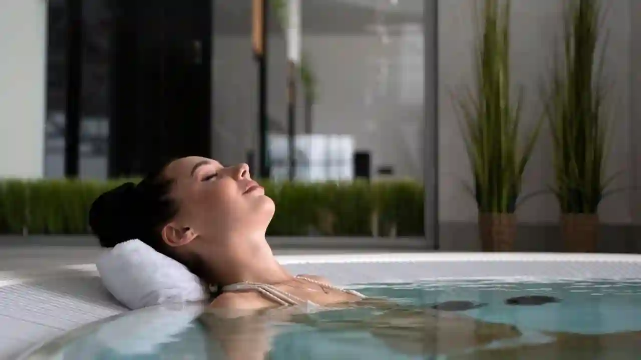 Relaxing float therapy